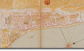 The town of Montréal in 1731