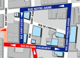 Detailed neighbourhood map