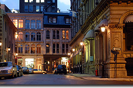 La rue Ste-Hélène