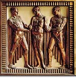 Detail from one of the doors